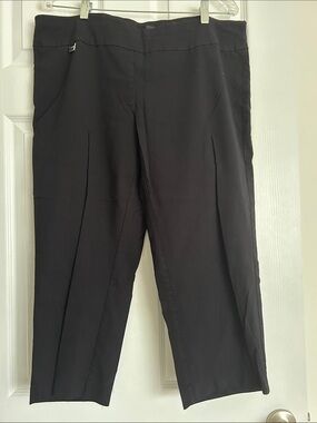 Alfani Black Capri Dress Pants